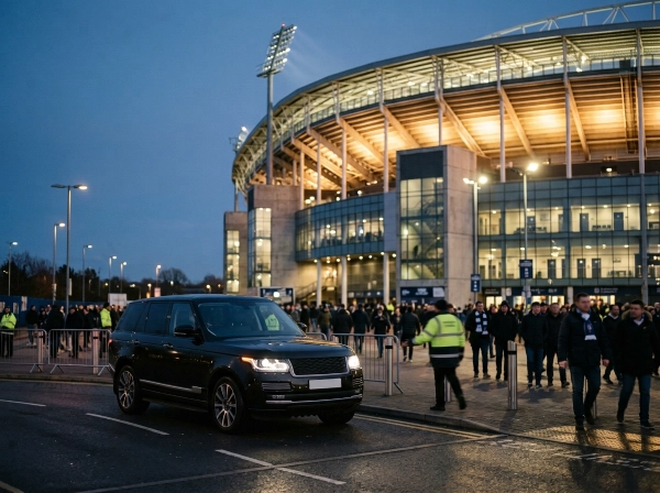 Football & Stadium Transfers chauffeur service in Manchester & Liverpool